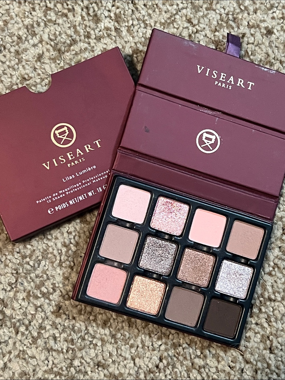 🗼VISEART Paris Lilas Lumière Eyeshadow Palette